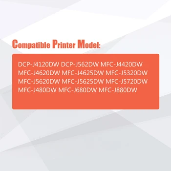 25pcs LC223 cartuș de cerneală LC 223 LC223XL Pentru Brother DCP-J562DW DCP-J4120DW MFC-J480DW MFC-J680DW MFC-J880DW MFC-J4620DW