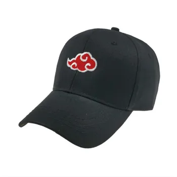 Japoneză Akatsuki Logo-Ul Anime Naruto Barbati Sapca Hip-Hop Uchiha Familie Logo Brodat Tata Pălărie Capac Femei Kpop Snapback Hat