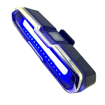 LED-uri de Biciclete Coada Lumina Roșu și Albastru USB Reîncărcabilă Impermeabil Super-Luminos Multifuncțional Lumina de Urgență