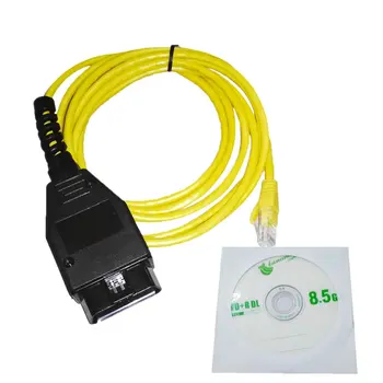 Ethernet Interfata OBD cu Cablu de Înaltă Performanță E-SYS ICOM Codificare F-series Pentru ENET 2M Codurilor de eroare de Diagnostic Scanner