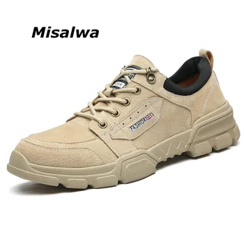 Misalwa 2021 Piele Intoarsa Casual Pantofi pentru Bărbați în aer liber Rezistent la uzură Adidași de Top Scăzut Ventilate Tineri Valul Încălțăminte de Bază