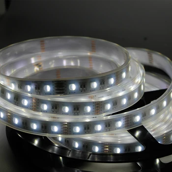 5m RGBW LED Strip lumină 4in1 chip 5050 SMD, RGB + Alb cald / alb rezistent la apa culoare schimbare de Decor Acasă bandă lampă de 12V 24V DC