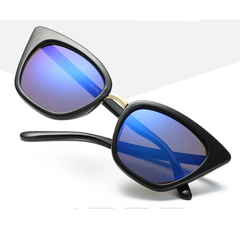 DIGUYAO Moda ochelari de Soare pentru Femei Cat Oglindă Ochelari de Metal Ochi de Pisica ochelari de Soare pentru Femei Brand Designer de Înaltă Calitate Pătrat