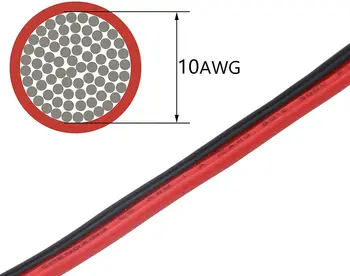 100CM 10AWG SAE SAE 2 Pin Deconectare Rapidă de Alimentare Auto, Cablu de Extensie Capac pentru Panouri Solare Battrey Motocicleta Battrey
