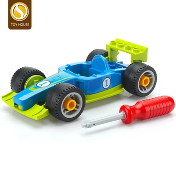 Mari Blocuri Original F1 Racing Figura Mașină Sport Asamblat Jucării DIY Pentru Copil ziua de nastere Cadou de Piese Compatibile Cu Duploes