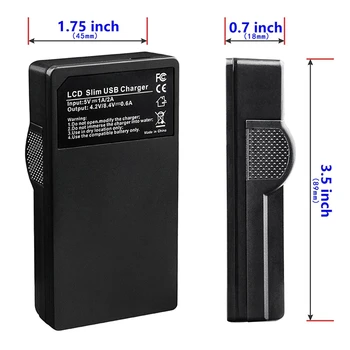 SANGER Seria F Incarcator USB pentru Sony NP-F550 F730 F750 F960 F970 FM500H FM70 QM71D Bateria se Potrivesc CCD-RV100 CCD-SC9 CCD-TR1 Camera