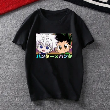 Anime Hunter X Hunter Gon si Killua Grafic Tricouri femei Kawaii Bluze T-shirt Anime Killua Zoldyck Tricou Harajuku Tricou Unisex