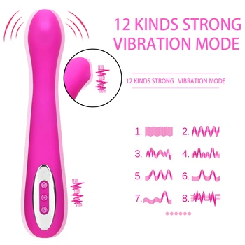 IKOKY Jucarii Sexuale Pentru Femei Unice G-spot Design 12 Viteza punctul Culminant Masaj Vibrator Vibrator Stimulator Clitoris sex Feminin Masturbator