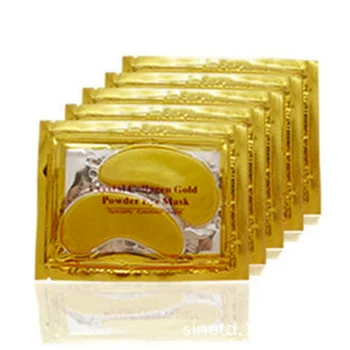 10buc=5pack Anti-Imbatranire de Cristal de Aur Colagen Masca de Ochi de Îngrijire a Pielii Ochi Patch-uri de Cristal de Frumusete Anti Cerc Închis Anti-Umflatura Crema