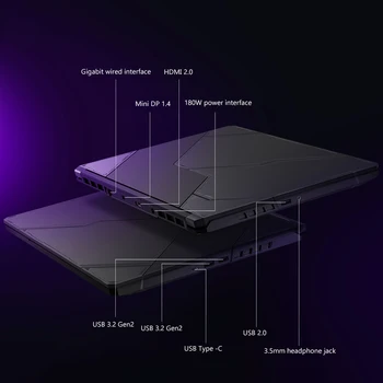 Xiaomi Redmi Jocuri G 16.1 Inch Laptop 10-a Generație de procesoare Intel Core i5/i7, GTX 1650/1650Ti GPU 16G DDR4 512G SSD 60Hz/144Hz Notbook