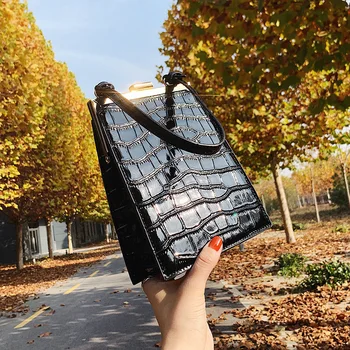 2020 noua moda coreeană messenger bag all-meci doamnelor unul-umăr portabil pătrat mic sac de înaltă calitate PU piele de sex feminin sac