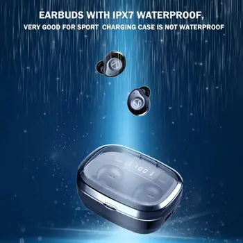 TWS-X10Plus TWS Wireless Bluetooth setul cu Cască Bluetooth V5.0 Afișaj Digital Profund Rezistent La Apa Pentru Telefoane Mobile De Încărcare