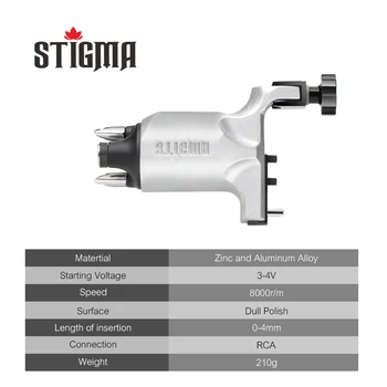 Stigma Tattoo Machine Rotativ Reglabil Shader si Liner Arma RCA Cablu Motor Puternic pentru 8000r/m Puternic accident vascular Cerebral Direct Drive M648