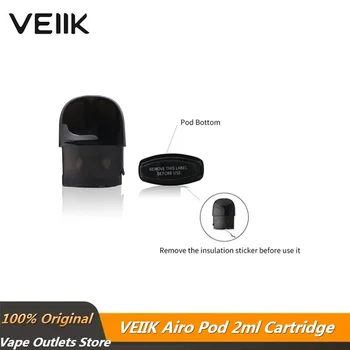 Original VEIIK Airo Pod 2ml de Înlocuire Gol Vape Cartuș de 1.2 ohm Bobine pentru VEIIK Airo Pod Kit Tigara Electronica