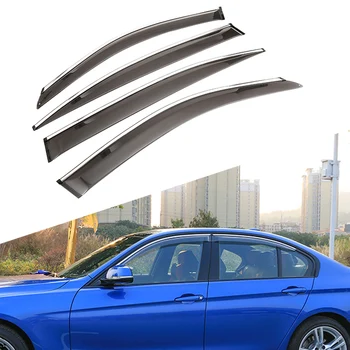 Pentru BMW Seria 3 F30 2011-2019 Geamul Mașinii Soare Ploaie Umbra Viziere Scut Adăpost Protector Capac Ornamental Cadru Autocolant Accesorii