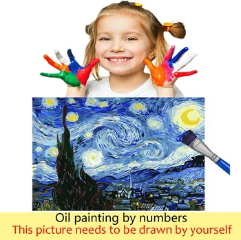 DIY coloranți imagini de numere cu culori Picasso stil abstract femeie de imagine de desen pictură de numere încadrată Acasă