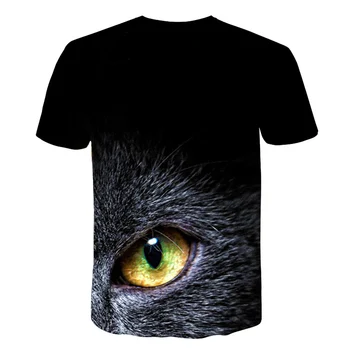 2020 Nou Cool T-shirt Barbati/femei Tricou 3D de Imprimare Doi Pisica Maneci Scurte Topuri de Vara Tricouri Tricou Barbat Xxs-6xl