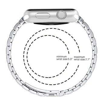 Essidi Benzi de Oțel Inoxidabil Pentru Apple Watch Serie SE 6 5 4 3 2 1 2020 Slim Femei Barbati Bratara Curea Correa Pentru 38 40 42 44mm