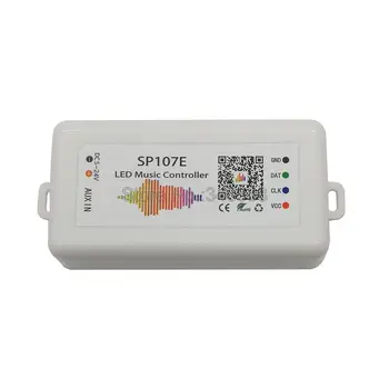 SP107E Bluetooth LED Controler de Muzică Pixel IC SPI Controler de APP Telefon Inteligent pentru WS2812B WS2813 SK6812 Benzi cu LED-uri 2048 Pixeli
