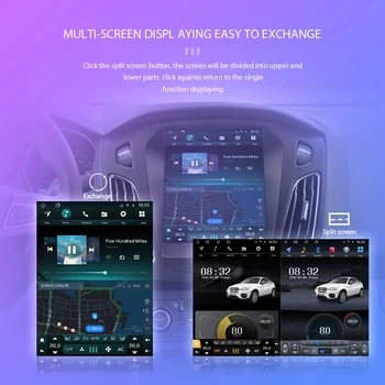 Radio auto pentru Hyundai Creta IX25 Tesla 2016 - 2018 2019 Player Multimedia Navigatie GPS 9.7 Inch Android Carplay Volan