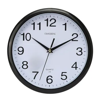 Modern de 10 Inch Ceas de Perete pentru Camera de zi Cuarț Tăcut Baterie Rotundă, Ceasuri de Origine Precisă Moda Ceas de Perete Office Home Decor