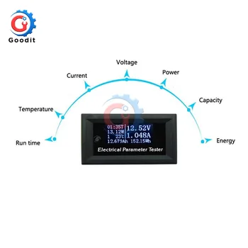 OLED 100V/10A DC Voltmetru monitor tester Curent de Metri Încărcător tensiune ampermetru pentru alimentarea acumulatorului capacitatea de detectare a