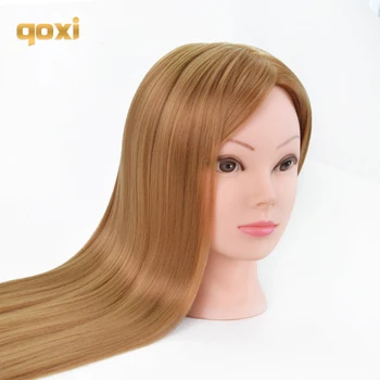 Qoxi de formare Profesională capete cu lungi fire de par gros practica Coafor manechin de păpuși hair Styling maniqui tete de vânzare