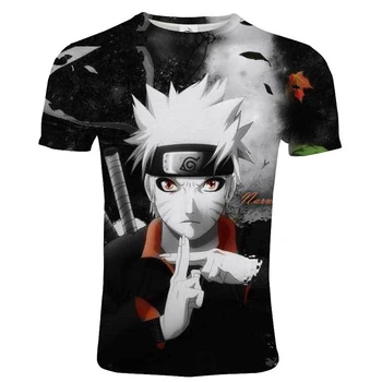 2020 Anime Naruto 3D Imprimate T-shirt Mens Casual Moda Streetwear Tricou Primavara-Vara la Modă O-Gât Hip Hop de sex Masculin Tricou