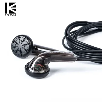 KBEAR Stelare 15.4 mm dinamic driver Japoneză PPS Plat dopul de muzică HIFI jocuri cu microfon Cască de Pilot Earbud KBEAR Cavaler