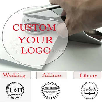Personalizat Embosser timbru ,Persoanlized Logo-ul Relief Sigiliu Adresa , De la biblioteca de embosser, Invitatii de Nunta,