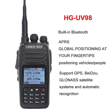 Două Fel de Radio HG-UV98 Dual Band 136-174&400-470mhz cu APRS Walkie Talkie de Poziționare GPS Track Cu Cablu USB