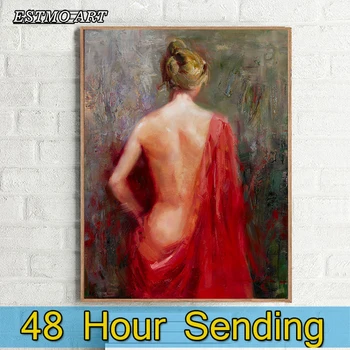 Realist Nud ARTA Picturi Decorative Poster-O singură Bucată de Decor Acasă Panza Pictura Desen Cameră de Studiu Perete Printuri