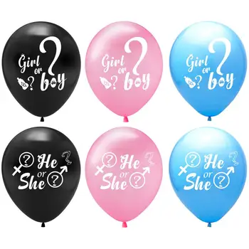 Gen Dezvăluie Partidul Decor Baloane Kit Aur Rose Confetti baloane Latex Copil de Dus Provizii în formă de Inimă Balon de Folie