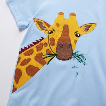 SAILEROAD Topuri Teuri 2-7ani Baieti Camasi Vara Fierbinte Haine pentru Copii Cămăși pentru Copii Îmbrăcăminte pentru Animale Girafa Copii T-Shirt