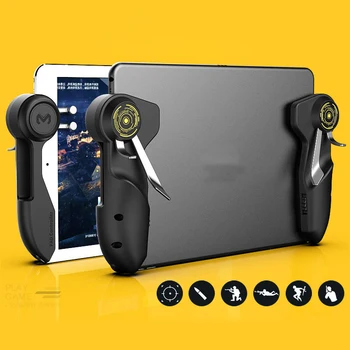 Pubg Controler de Joc pentru telefonul Mobil Declanșa Gamepad Pentru Tableta Ipad Șase Degetul Jocuri, Joystick-ul se Ocupe de Scopul Buton L1R1 Shooter