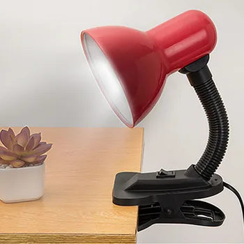 Lampa de birou lampara de mesa condus escritorio iluminat interior flexo escritorio sta Liseuse Clip lumina de cămin Roșu Portocaliu Copil