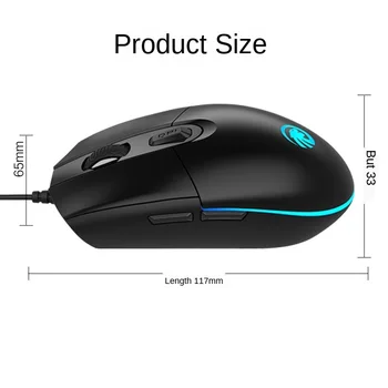 XQ Nou Mouse de Calculator 3200 Dpi Mouse cu Fir Ergonomic, Mouse-ul Optic de Afaceri de Birou, Mouse 6 Butoane Rapid Mutați Mouse-ul pentru Laptop Pc