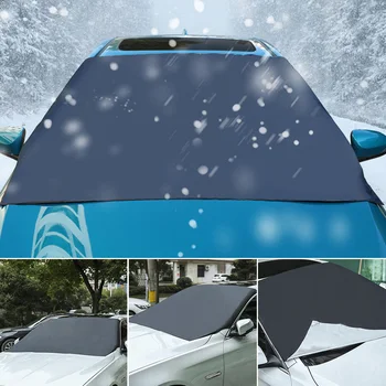 Parasolar Auto Magnetic Protector Cu Marginile Portabil Reutilizabile Styling Capac Parbriz Anti UV care reflectă Căldură în aer liber, Universal