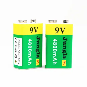De mare Capacitate USB Baterie 9V 4800mAh Li-ion Baterie Reîncărcabilă USB Baterie cu Litiu Pentru Control de la Distanță Jucărie Dropshipping