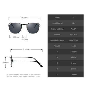 RBROVO 2021 Metal Clasic Femei/Bărbați ochelari de Soare Oglindă Brand de Lux Ochelari de Soare de Conducere de sex Feminin de Ochelari de Epocă Oculos De Sol