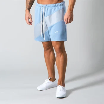 2021 vara noi casual moda streetwear bărbați pantaloni jogger de fitness, pantaloni de trening de bumbac dantela-up exercițiu pantaloni