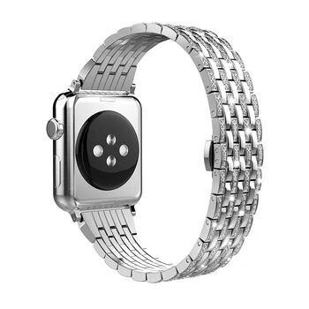 Onorabil Diamante curea pentru Apple watch 5/4/3/2/1 apple watch band 40mm 38mm 42mm 44mm iwatch trupa brățară din oțel inoxidabil