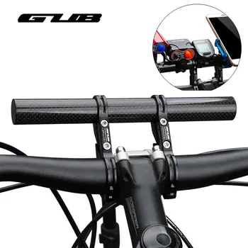 GUB Fibra de Carbon Ghidon Bicicleta Extender Prelungi Monta Lampa CNC Ușor MTB Biciclete Rutier Lanterna Calculator cu Suport pentru Telefon