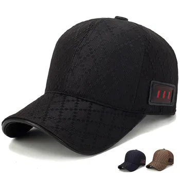 Mingea Pălărie de Designer de Lux Retro Șapcă de Baseball cu Decor Curele de cea Mai buna Calitate de Agrement Capac Pop Capac de Golf Dungi Pălărie