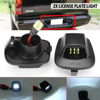 Pereche 12V LED Numărul de Înmatriculare Auto Lumina de Înmatriculare Lumini Semnalizare Lampa pentru Dodge Dakota 97-10 pentru Mitsubishi Raider 06-09