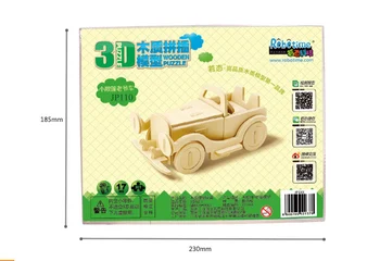 3D Puzzle-uri din Lemn pentru Copii cu Animale și Puzzle-uri de Vehicule din Lemn Jucarii pentru Învățarea Timpurie DIY Asambla Jucăria Joc Educativ