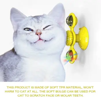 Noua jucărie pisica placă Turnantă Teasing Interactiv pisica jucarii interactive cu Catnip Pisica Zgarieturi Stârni animale de Companie mingea jucării Pisica Consumabile