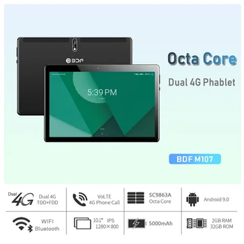 Nou, Original, de 10 Inch, Android 9.0 Octa Core Tablet Pc 4G Telefon Dual 4G LTE Cartele SIM, GPS, WiFi Google Play 10.1 inch Tablete