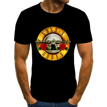 Vara noi de imprimare Rock Craniu 3D T-shirt moda de vara cu Maneci Scurte T-Shirt Top femei / Barbati casual tricou hip hop Sport Scurte Sl