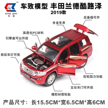 Diecast 1:32 Scară masinute din Metal cu Model de Sunet Și Lumină Trage Înapoi pentru copii jucării pentru Toyota land cruiser copii mașini de jucărie mașină